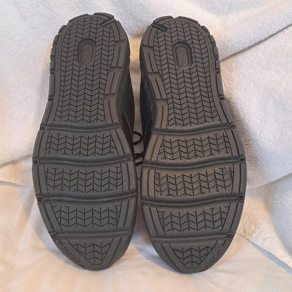 Brooks Addiction 2 Men's 13 Wide (2E) Brand New Black Lace Up Walking Shoe - Picture 7 of 7